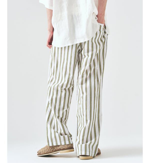 417 EDIFICE「ノルマンディーリネン パンツ」|スラックス|