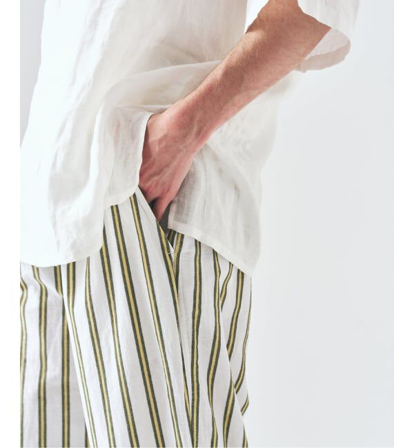 417 EDIFICE「ノルマンディーリネン パンツ」|スラックス|