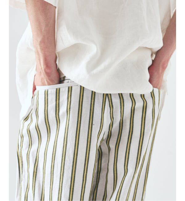 417 EDIFICE「ノルマンディーリネン パンツ」|スラックス|