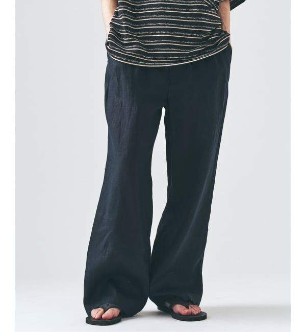 417 EDIFICE「ノルマンディーリネン パンツ」|スラックス|