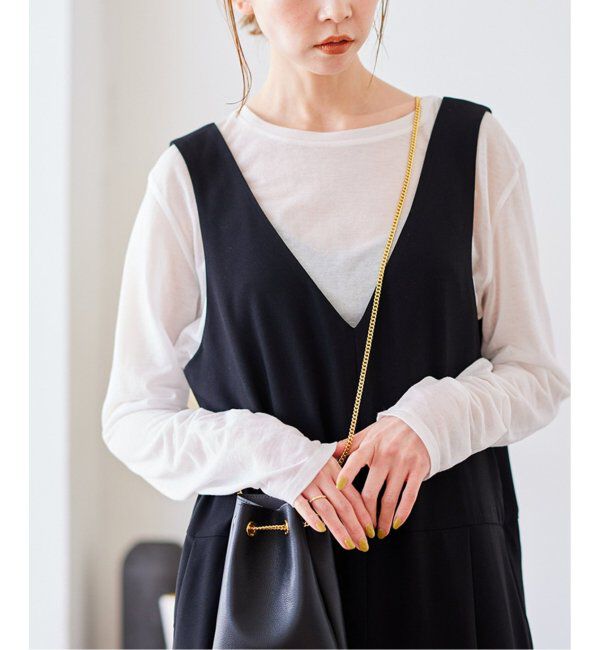 JOURNAL STANDARD「《追加2》クルーネックシアーロングTシャツ」|Tシャツ・カットソー|