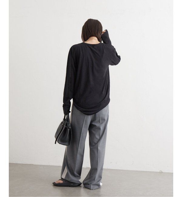 JOURNAL STANDARD「《追加4》クルーネックシアーロングTシャツ」|Tシャツ・カットソー|