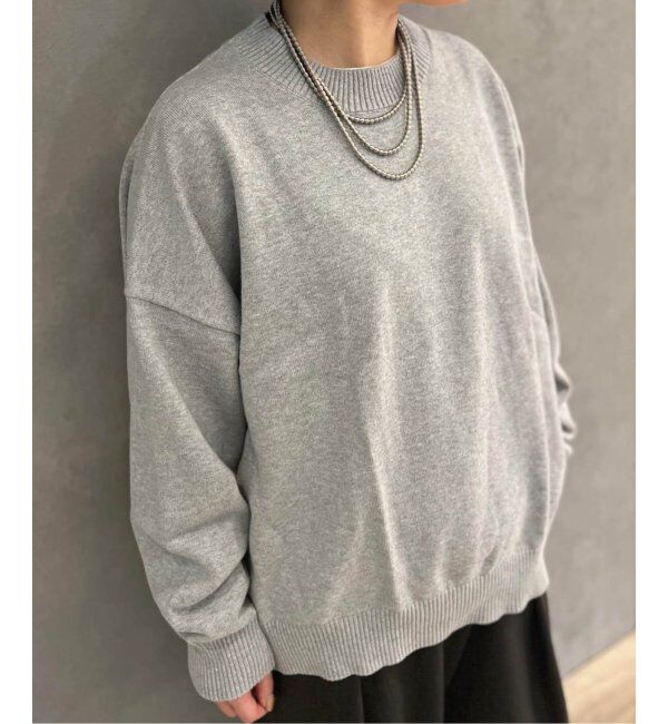 journal standard luxe「C/Caテンジク クルーネックプルオーバー」|ニット・セーター|グレーA