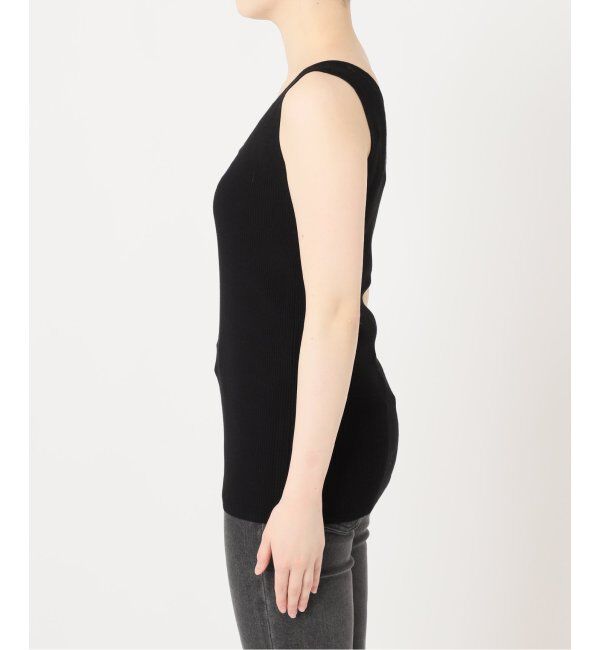 JOURNAL STANDARD relume「Vis/Polyクルーネックリブタンクトップ」|タンクトップ|