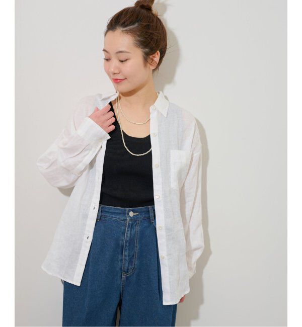 JOURNAL STANDARD relume「Vis/Polyクルーネックリブタンクトップ」|タンクトップ|