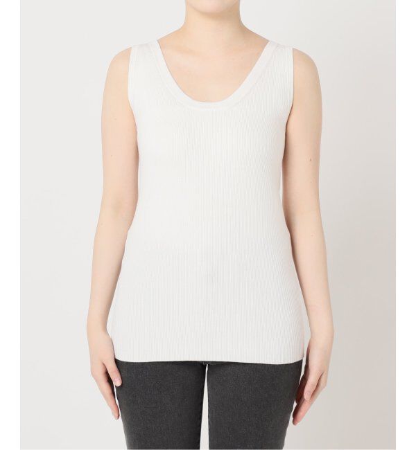 JOURNAL STANDARD relume「Vis/Polyクルーネックリブタンクトップ」|タンクトップ|