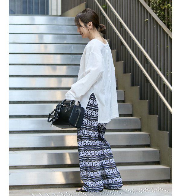 JOURNAL STANDARD「ソフトガーゼ2WAYビッグプルオーバー」|シャツ・ブラウス|