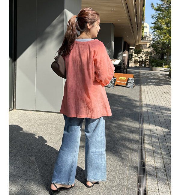 JOURNAL STANDARD「ソフトガーゼ2WAYビッグプルオーバー」|シャツ・ブラウス|