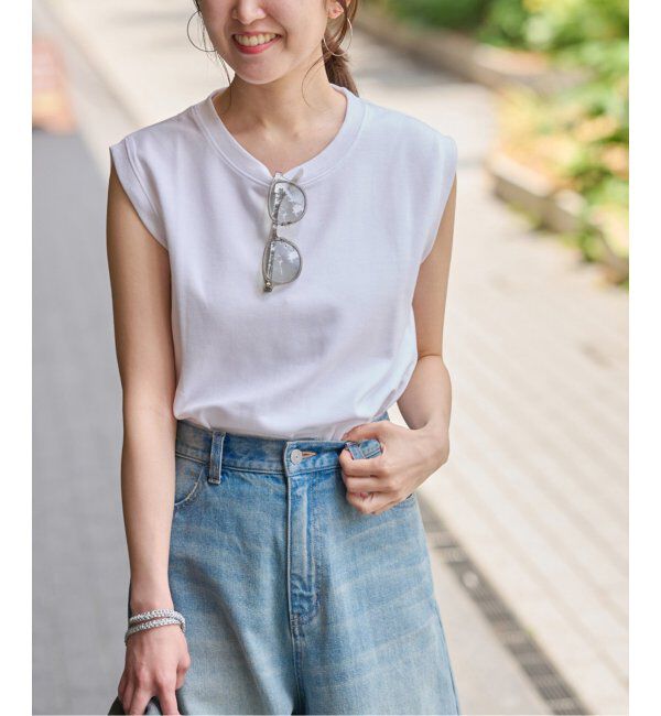 JOURNAL STANDARD relume「TCダンボールノースリーブ」|Tシャツ・カットソー|ホワイト