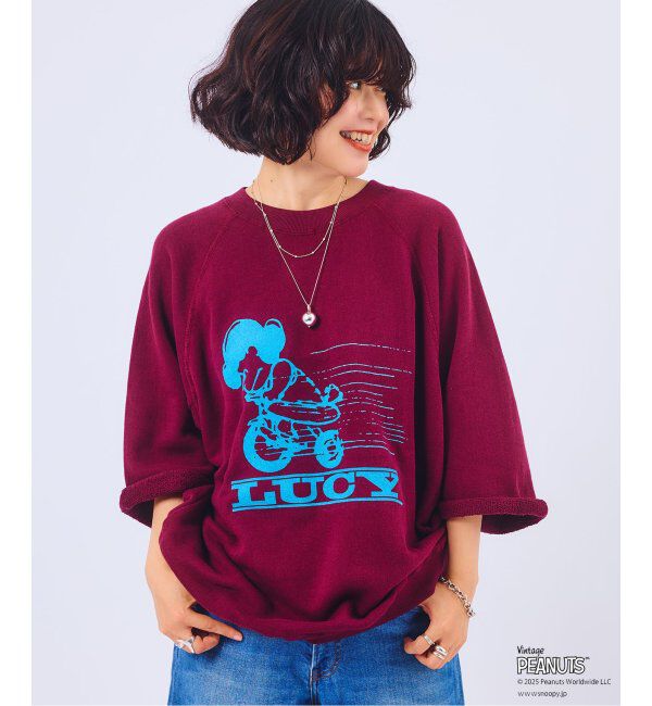 JOURNAL STANDARD relume「PEANUTS &times; SPORTS WEAR by relume 別注 ハーフスリーブスウェット 2」|Tシャツ・カットソー|