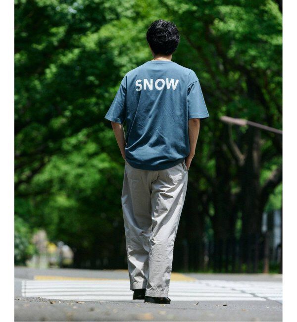 JOURNAL STANDARD relume「SNOW PEAK / スノーピーク 別注 &rdquo;PEAK SNOW&rdquo; ロゴTシャツ」|Tシャツ・カットソー|