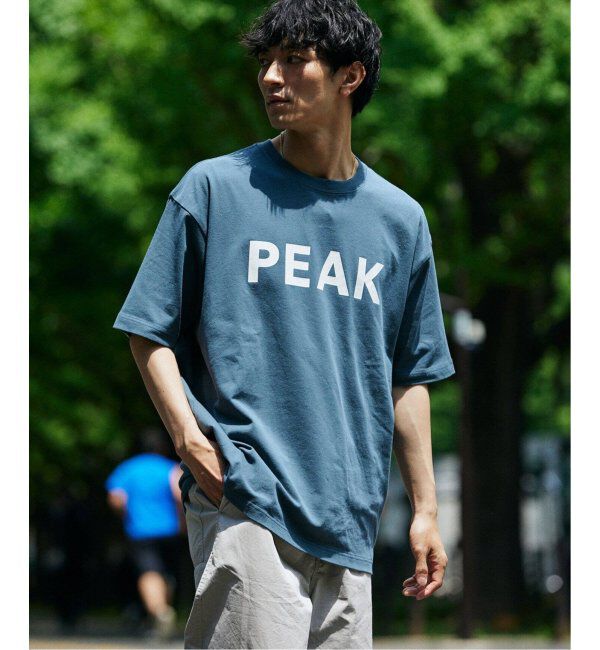 JOURNAL STANDARD relume「SNOW PEAK / スノーピーク 別注 &rdquo;PEAK SNOW&rdquo; ロゴTシャツ」|Tシャツ・カットソー|