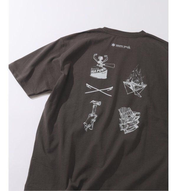 JOURNAL STANDARD relume「SNOW PEAK / スノーピーク 別注 &rdquo;GEAR&rdquo; プリントTシャツ」|Tシャツ・カットソー|