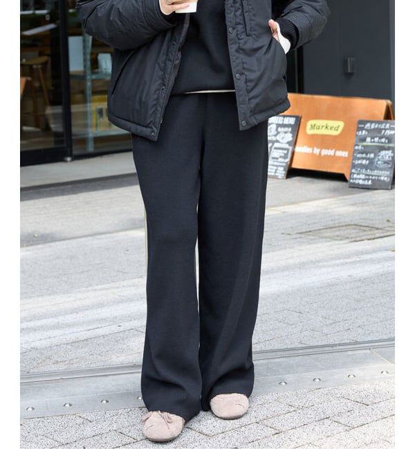 JOURNAL STANDARD「《WEB限定追加》ウォッシャブルTEXBRID ワイドパンツ」|その他|ブラック