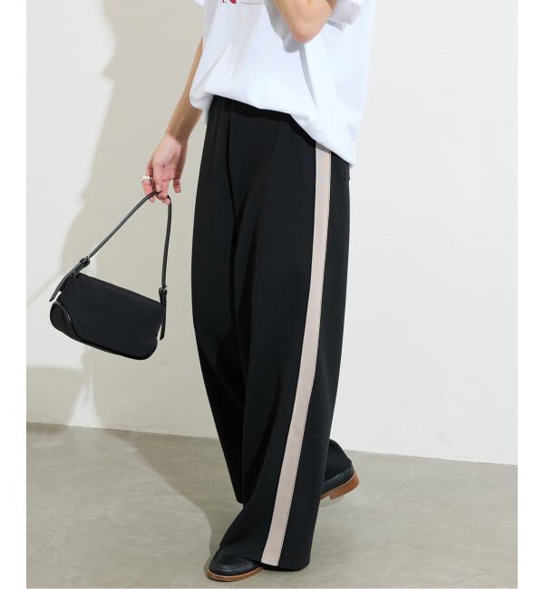 JOURNAL STANDARD「《WEB限定追加》ウォッシャブルトラックパンツ」|その他|ブラック