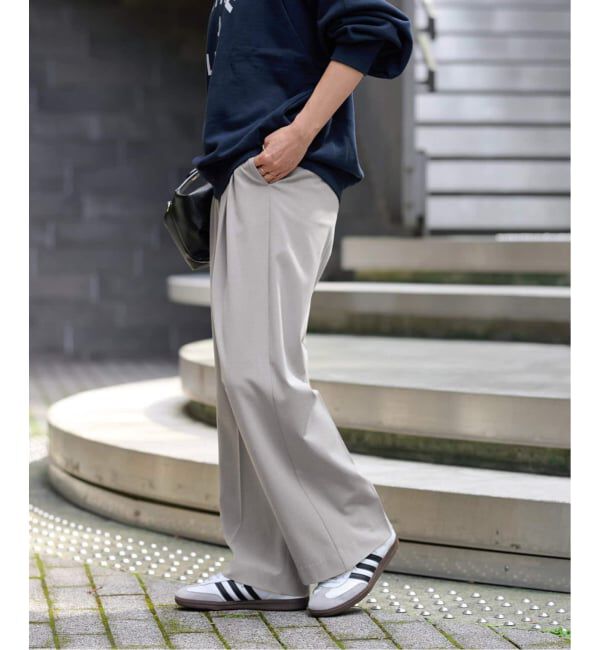 JOURNAL STANDARD relume「《追加/一部WEB限定/新色》スムースフレアタックパンツ」|スラックス|