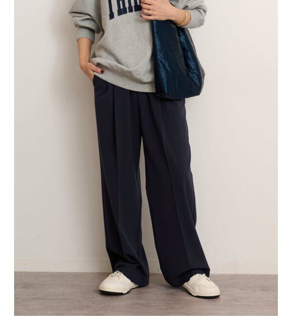 JOURNAL STANDARD relume「《追加/一部WEB限定/新色》スムースフレアタックパンツ」|スラックス|