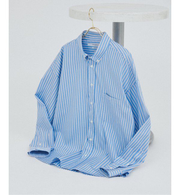 JOURNAL STANDARD「THOMAS MASON / トーマスメイソン ファット シルエット ボタンダウン シャツ」|シャツ・ブラウス|ブルー A