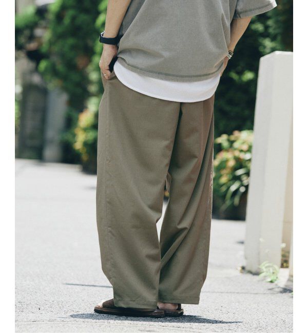 JOURNAL STANDARD relume「リネンブレンド 1タック &rdquo;レイジー&rdquo; パンツ」|スラックス|