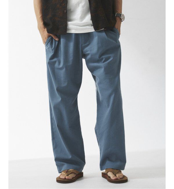 JOURNAL STANDARD relume「リネンブレンド 1タック &rdquo;レイジー&rdquo; パンツ」|スラックス|