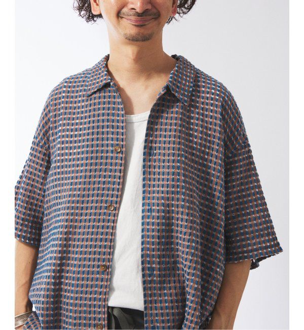 JOURNAL STANDARD relume「チェック シアー ドビー 半袖 シャツ」|シャツ・ブラウス|