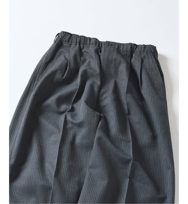 J.S.Homestead「J.S.Homestead / T/R/W ヘリンボーン インフレーション スラックス」|スラックス|