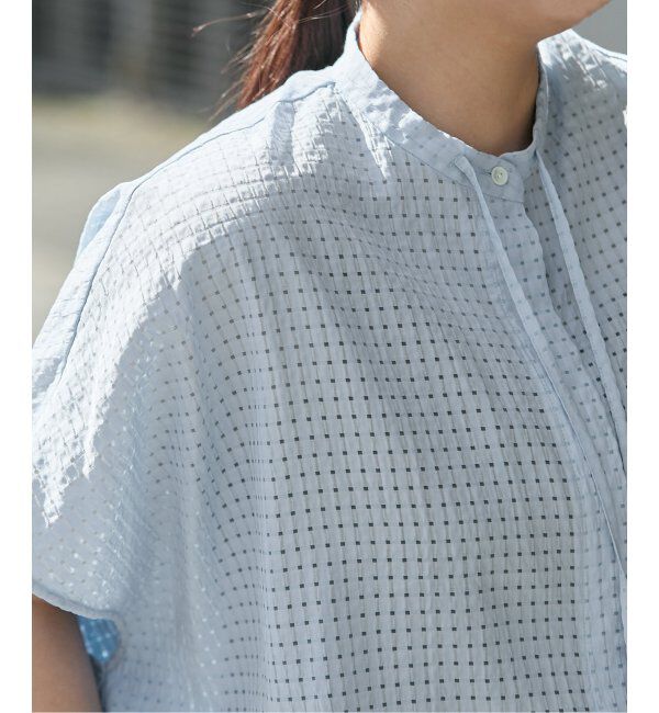 JOURNAL STANDARD「《追加2》シアーチェックポンチョブラウス」|シャツ・ブラウス|