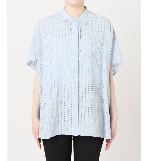 JOURNAL STANDARD「《追加2》シアーチェックポンチョブラウス」|シャツ・ブラウス|