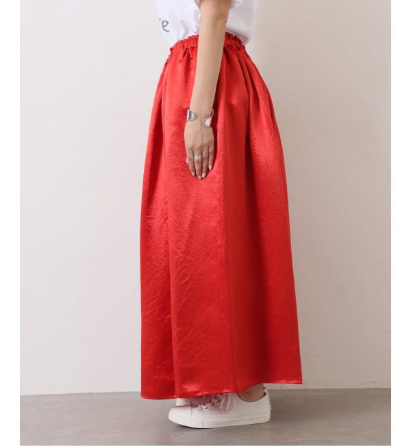 journal standard luxe「ヴィンテージサテン ギャザースカート」|スカート|