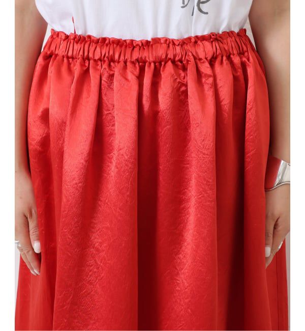 journal standard luxe「ヴィンテージサテン ギャザースカート」|スカート|