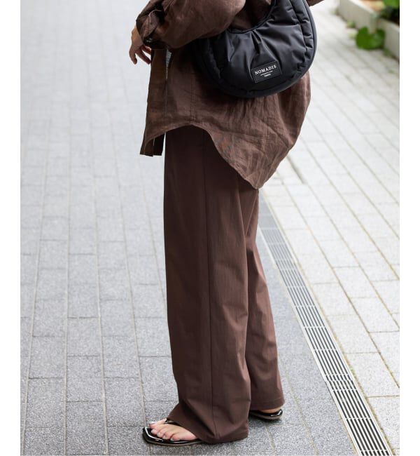 JOURNAL STANDARD「《追加6》【撥水/接触冷感/洗える/UVカット】リネンナイロンストレッチワイドパンツ」|その他|