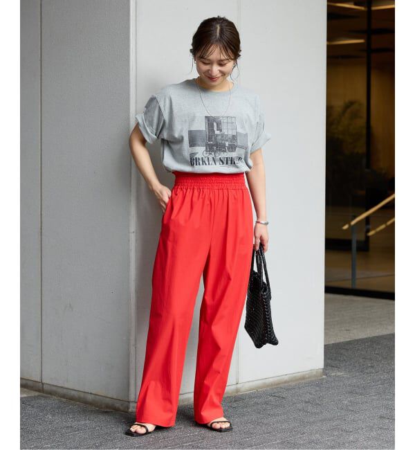 JOURNAL STANDARD「《追加6》【撥水/接触冷感/洗える/UVカット】リネンナイロンストレッチワイドパンツ」|その他|