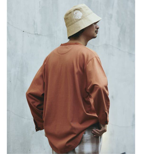 JOURNAL STANDARD relume「ガーメントダイ スリーピング ヘンリーネック Tシャツ」|Tシャツ・カットソー|