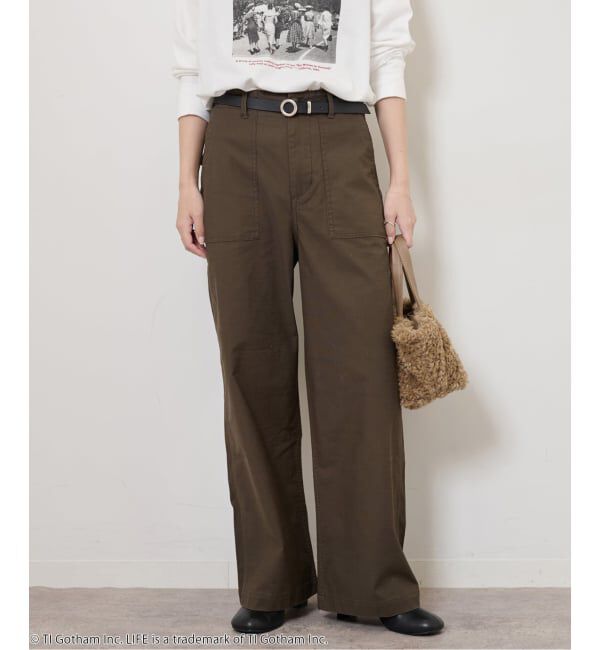 JOURNAL STANDARD relume「《追加24 / 新色》ワイドベイカーパンツ」|カーゴ|