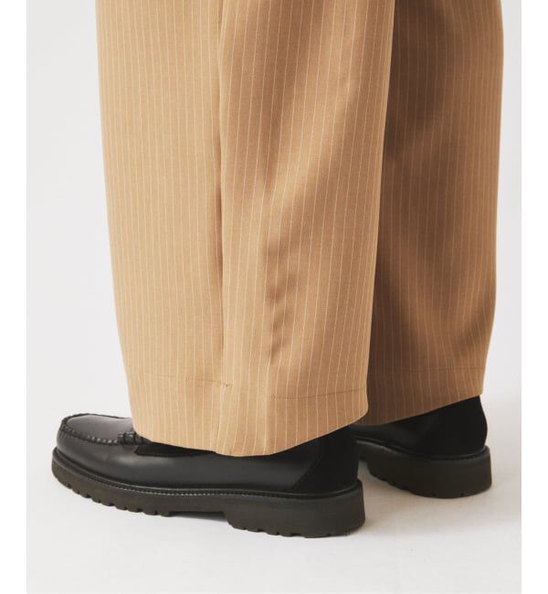 JOURNAL STANDARD relume「ヒールカット ルーズ ライトスラックス」|スラックス|ベージュ