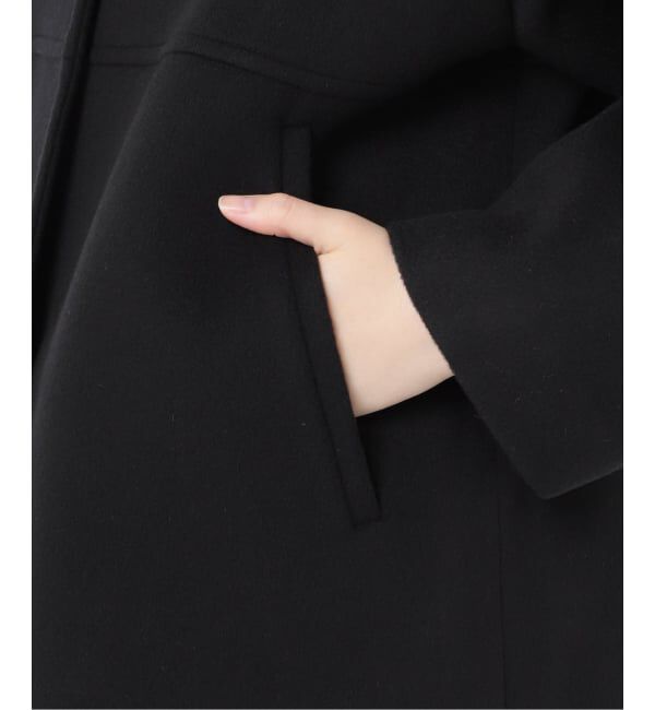 JOURNAL STANDARD「《追加5》スーパー140ビーバーノーカラーショートコート」|ノーカラーコート|