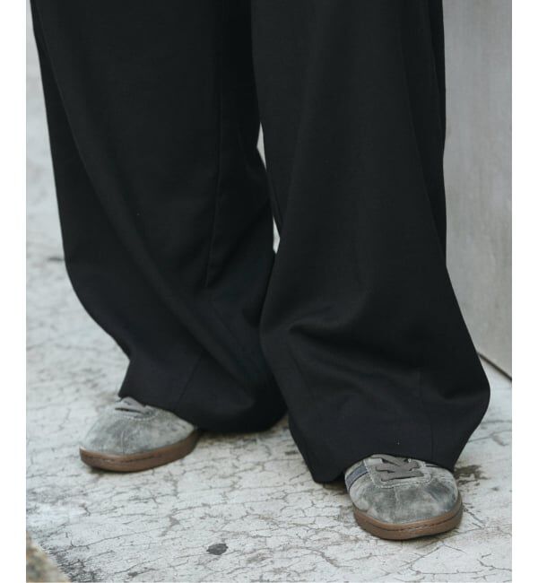 JOURNAL STANDARD「TR モダン ツイル ワイド ストライプ スラックス」|スラックス|