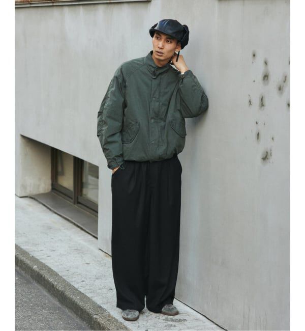 JOURNAL STANDARD「TR モダン ツイル ワイド ストライプ スラックス」|スラックス|