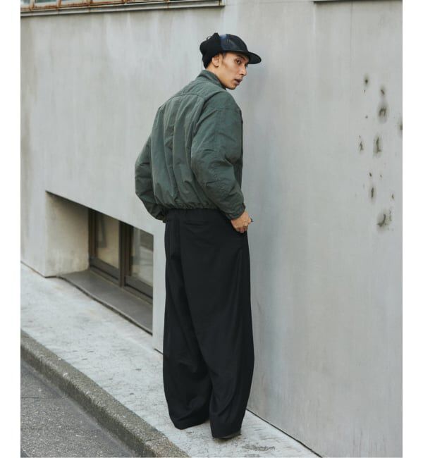 JOURNAL STANDARD「TR モダン ツイル ワイド ストライプ スラックス」|スラックス|