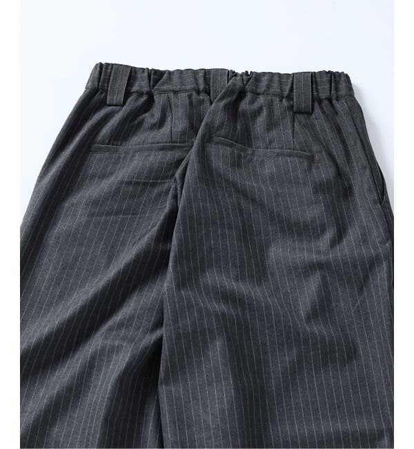 JOURNAL STANDARD「TR モダン ツイル ワイド ストライプ スラックス」|スラックス|