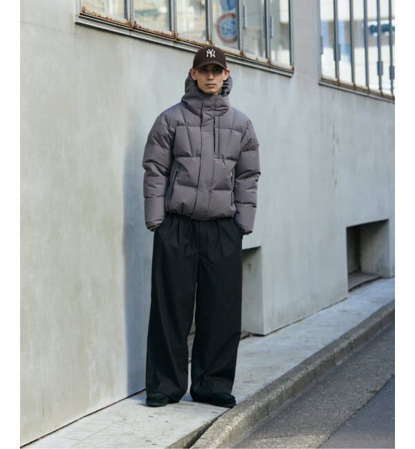 JOURNAL STANDARD「TR モダン ツイル ワイド ストライプ スラックス」|スラックス|