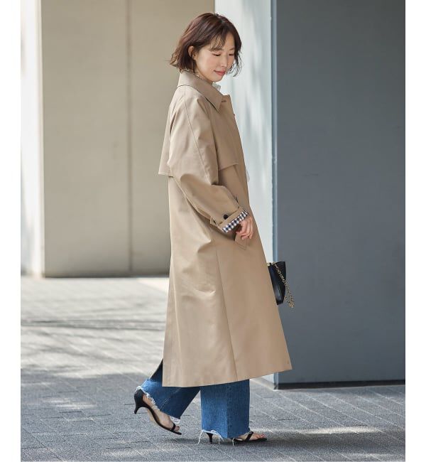 journal standard L'essage「【金子綾さん着用】【別注】Aquascutum&times;LESSAGE ステンカラーコート」|ステンカラーコート|