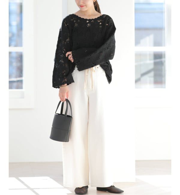 JOURNAL STANDARD relume「エンブロイダリークロシェレースプルオーバー」|ニット・セーター|