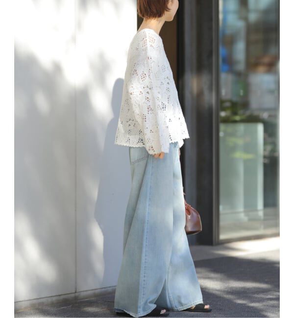 JOURNAL STANDARD relume「エンブロイダリークロシェレースプルオーバー」|ニット・セーター|