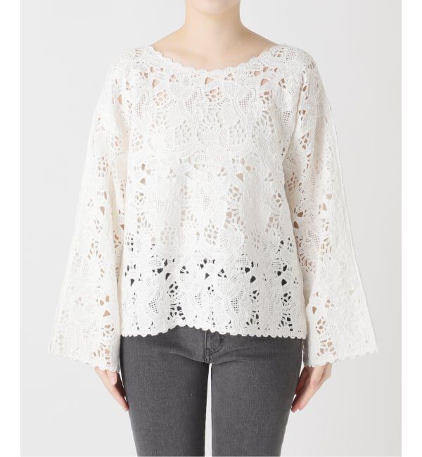 JOURNAL STANDARD relume「エンブロイダリークロシェレースプルオーバー」|ニット・セーター|