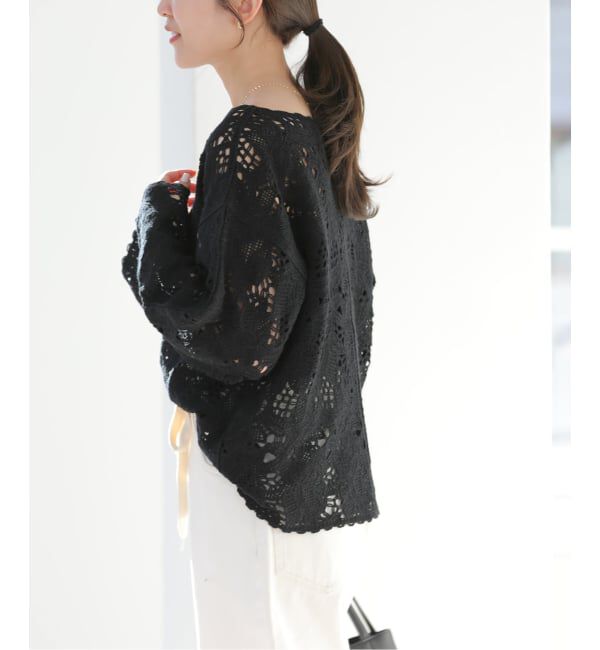 JOURNAL STANDARD relume「エンブロイダリークロシェレースプルオーバー」|ニット・セーター|