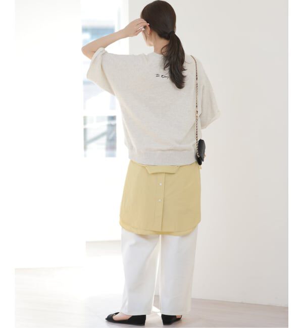 JOURNAL STANDARD relume「ハーフスリーブ刺繍ロゴスウェット」|スウェット・ジャージ|