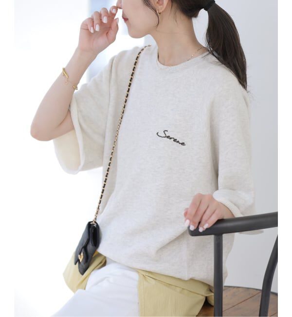 JOURNAL STANDARD relume「ハーフスリーブ刺繍ロゴスウェット」|スウェット・ジャージ|