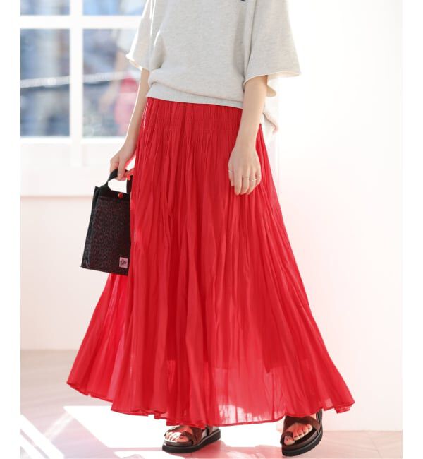 JOURNAL STANDARD relume「コットンボイルクリンクルマーメイドスカート」|スカート|