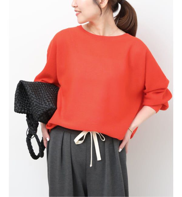 JOURNAL STANDARD relume「リネンミックスシアードルマンプルオーバー」|ニット・セーター|レッド